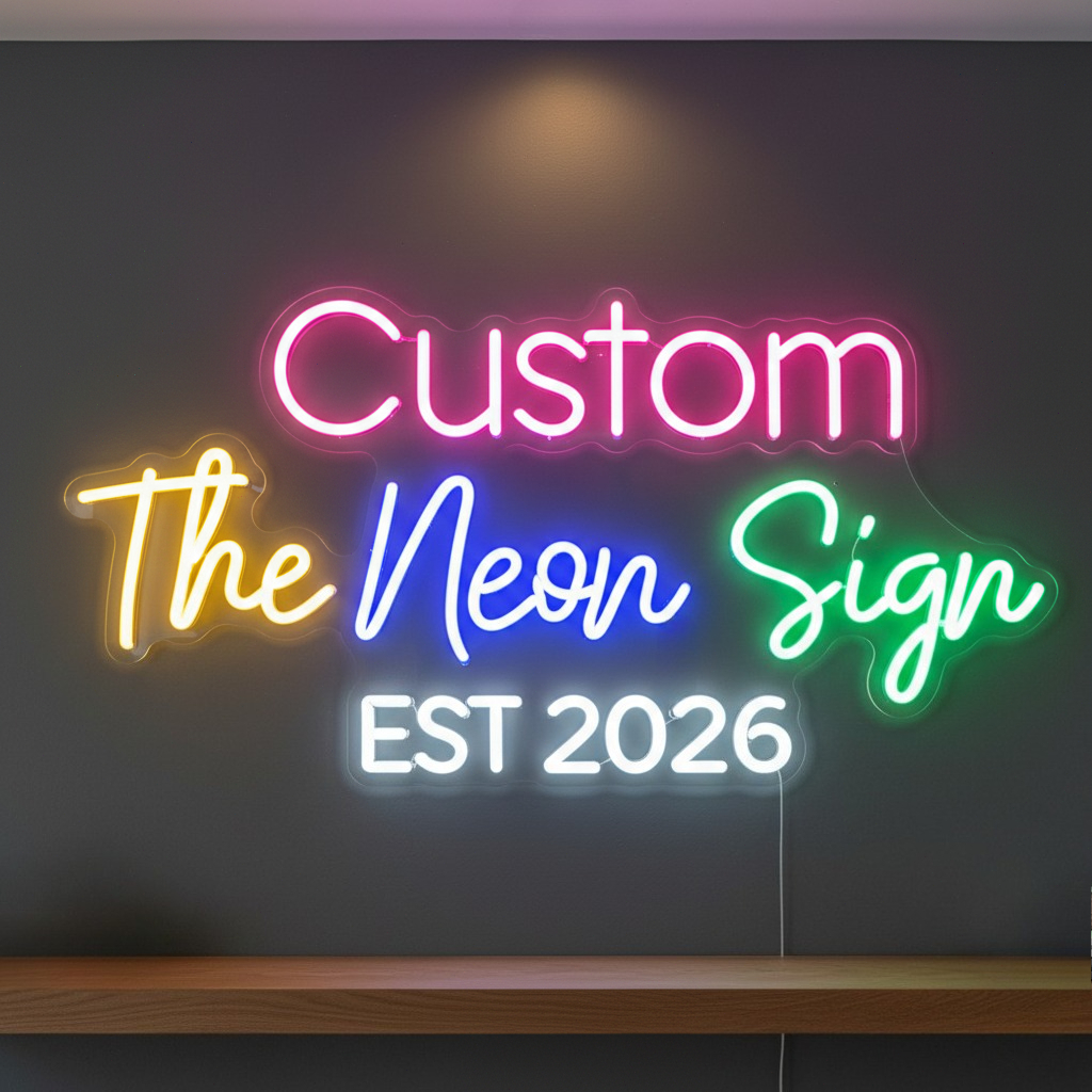 Neon Sign Led Custom - Custom Name Neon Sign Dimmable LED