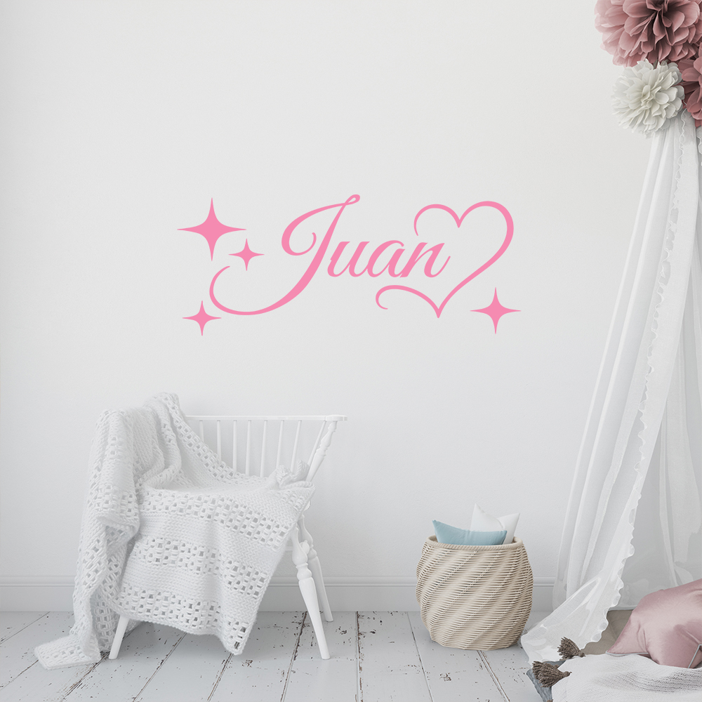 Home Decor Wall Stickers - 1pc Hot Personalize Custom Name Stars