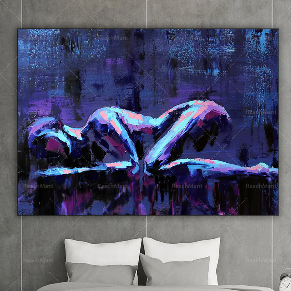 Home Decor Color Palettes - Abstract Girl Prints, Love Abstract Art