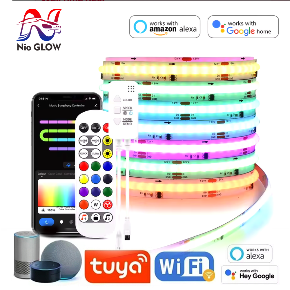 Home Decor Free App - Tuya WiFi WS2811 RGBIC COB LED