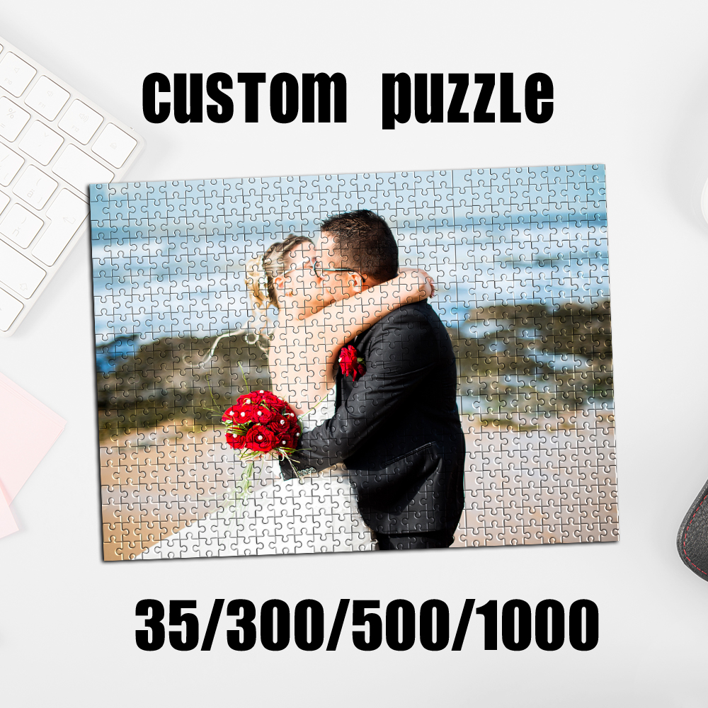 Home Decor Pt - 35/300/500/1000pcs Personalized Custom Photo Puzzle scenery