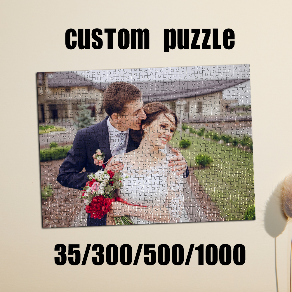 Home Decor Pt - 35/300/500/1000pcs Personalized Custom Photo Puzzle candid