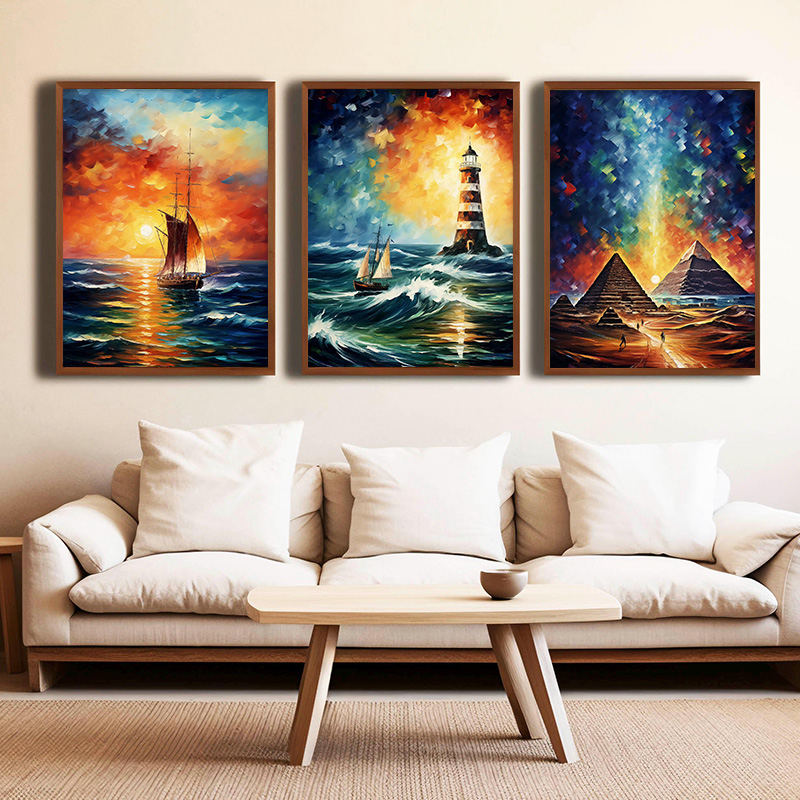 Colorful Impressionist Landsca – обзор и цена Home Decor Color Palettes