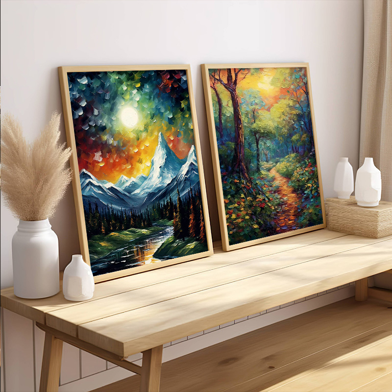 Colorful Impressionist Landsca – обзор и цена Home Decor Color Palettes