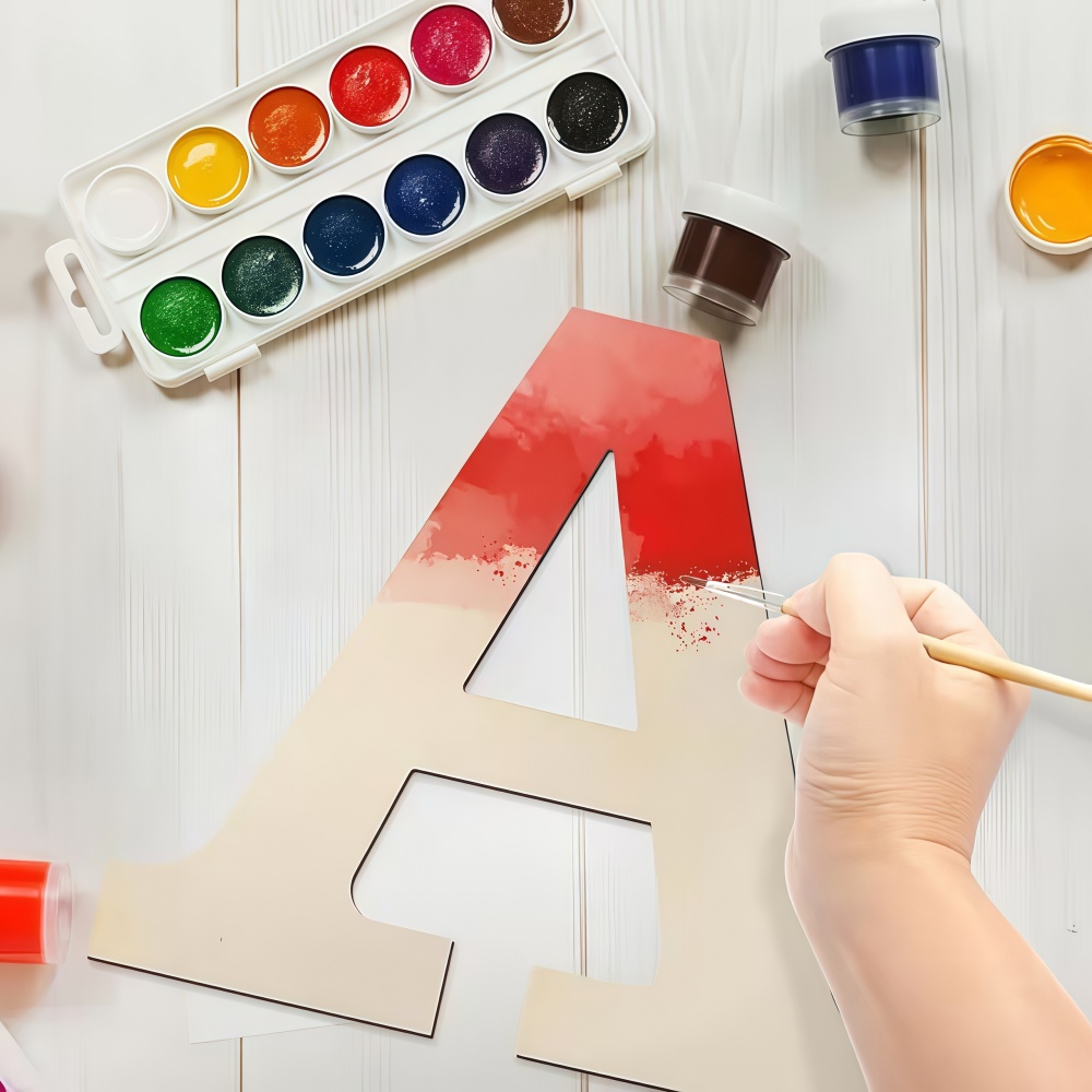 26pcs Designable Wood Letters  – обзор и цена Wooden Letter Sign