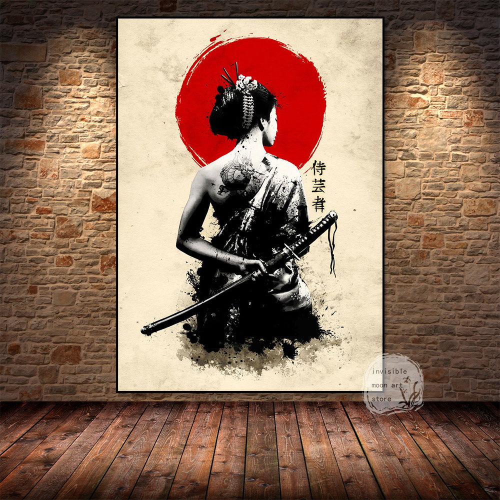 Retro Japanese Warrior Bushido – обзор и цена Home Decor Vietnam