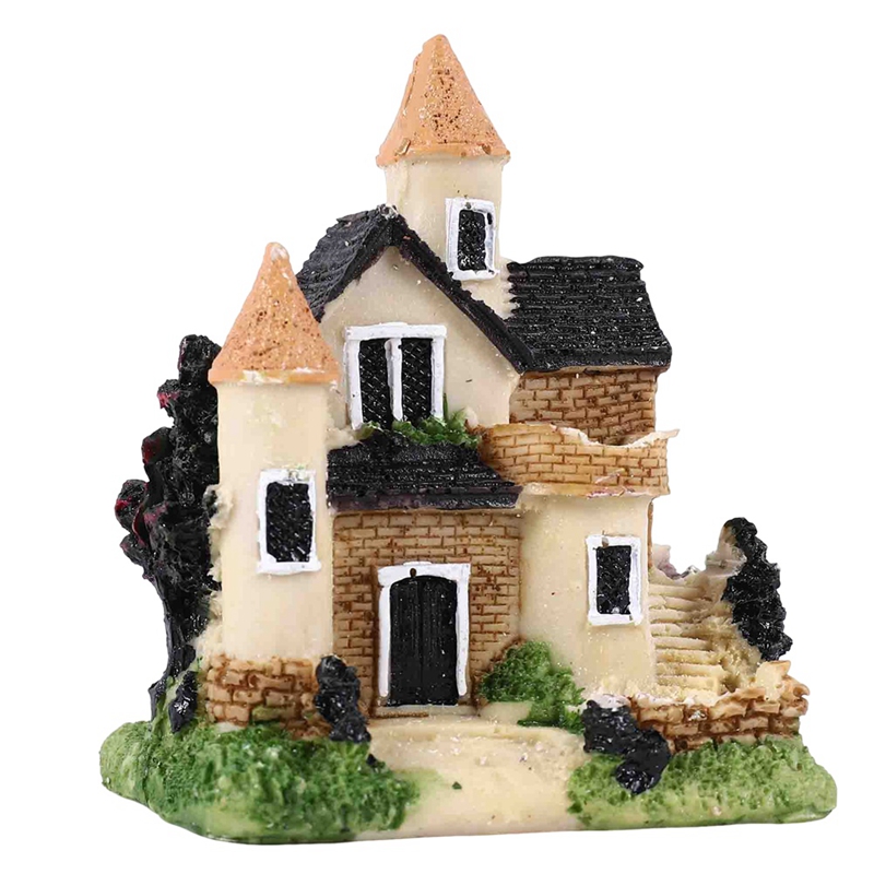 Cute Mini Resin House Miniatur – обзор и цена Home Decor In