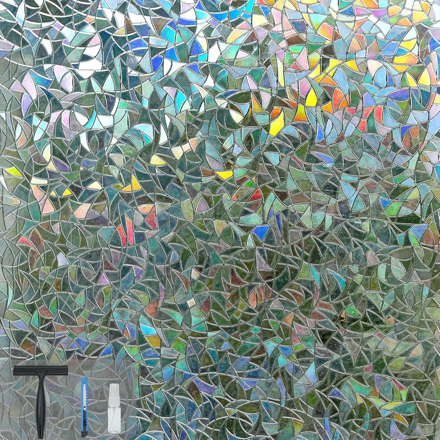 Rainbow Window Cling Privacy F – обзор и цена Home Decor Glass