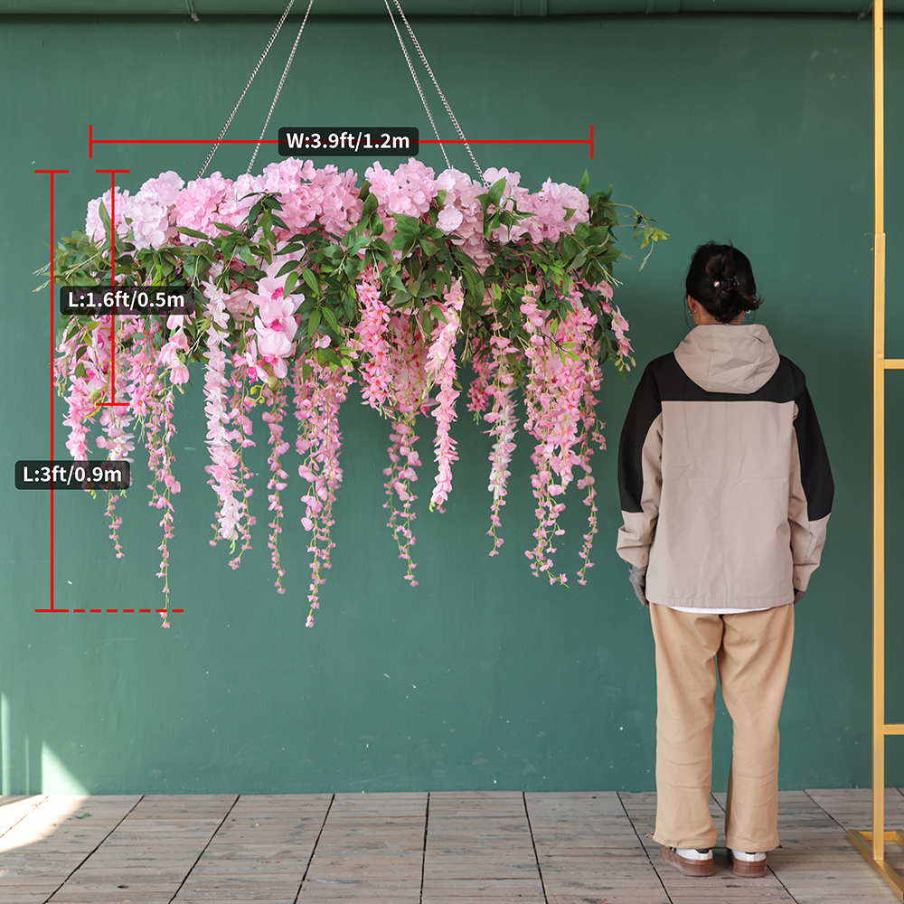 Ceiling Circle Flower W120cm P – обзор и цена Home Decor Garland