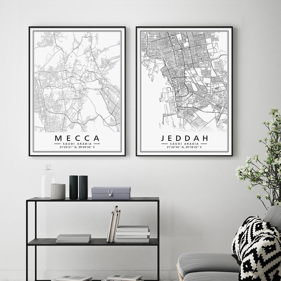 Saudi Arabia City Map Dammam M – обзор и цена Home Decor Dubai