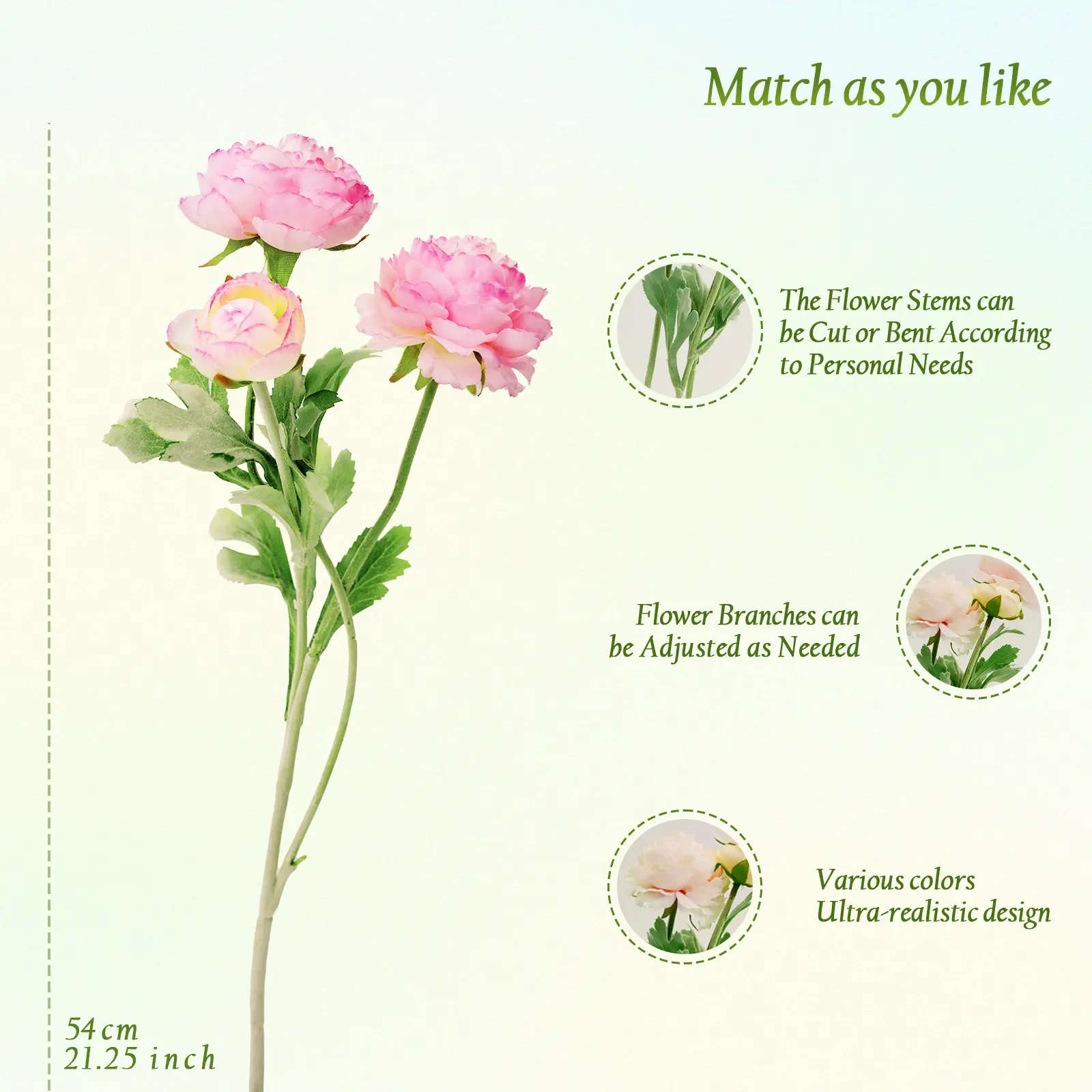 Peony Bouquet — 20 Stems (≈60  – обзор и цена Home Decor Garland