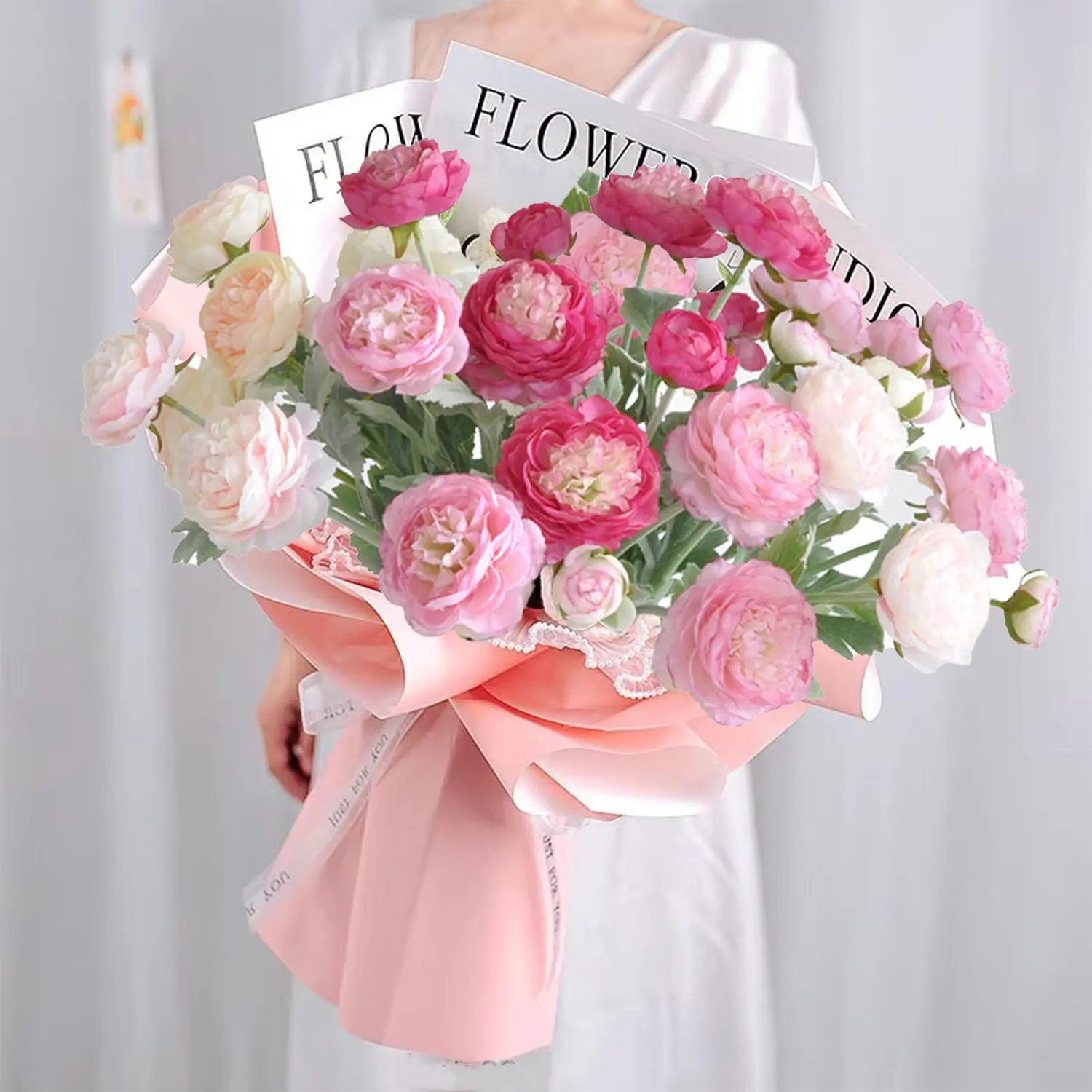 Peony Bouquet — 20 Stems (≈60  – обзор и цена Home Decor Garland