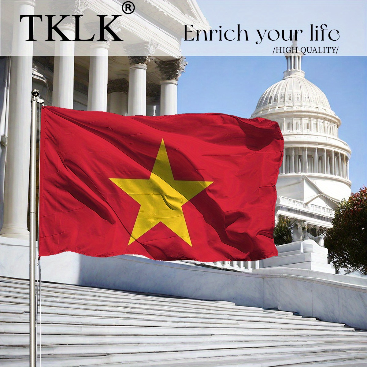 1pc Vietnam Flag - 35.43x59.06 – обзор и цена Home Decor Vietnam