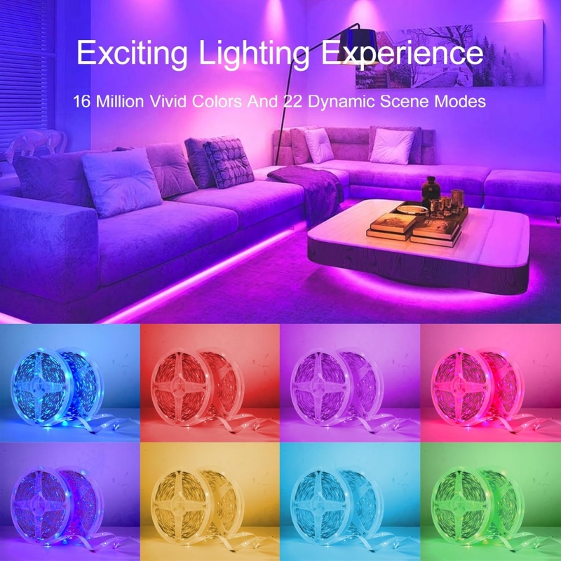 1-20m RGB LED Strip Lights 5V  – обзор и цена Home Decor Free App