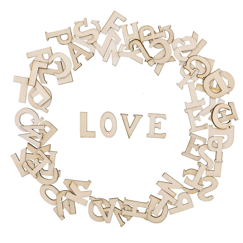 100pcs Letters Wooden Alphabet – обзор и цена Wooden Letter Sign