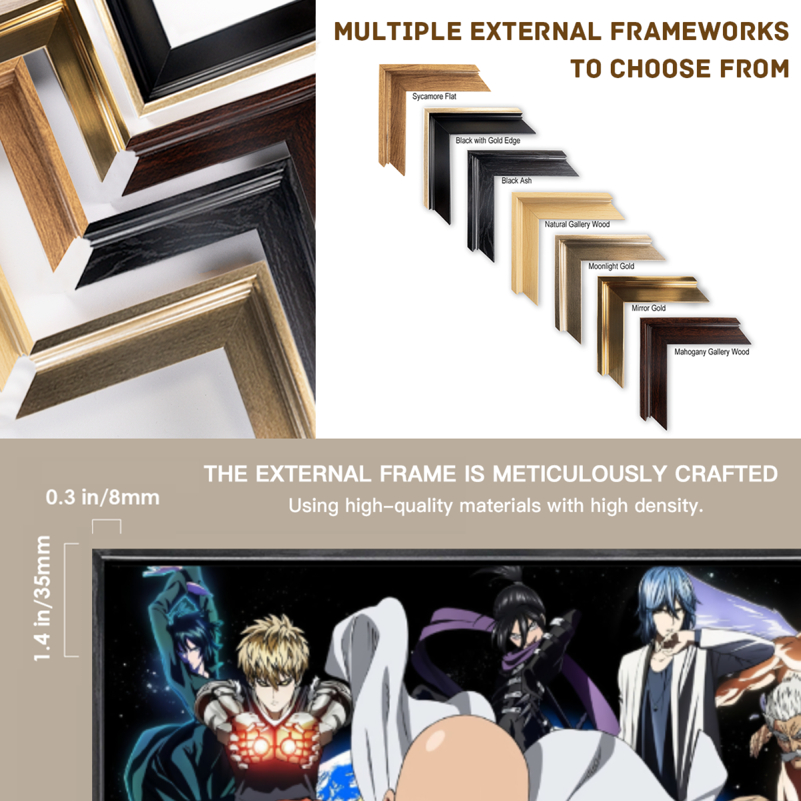 Japanese Manga Multi-Size Canv – обзор и цена Home Decor Mirror