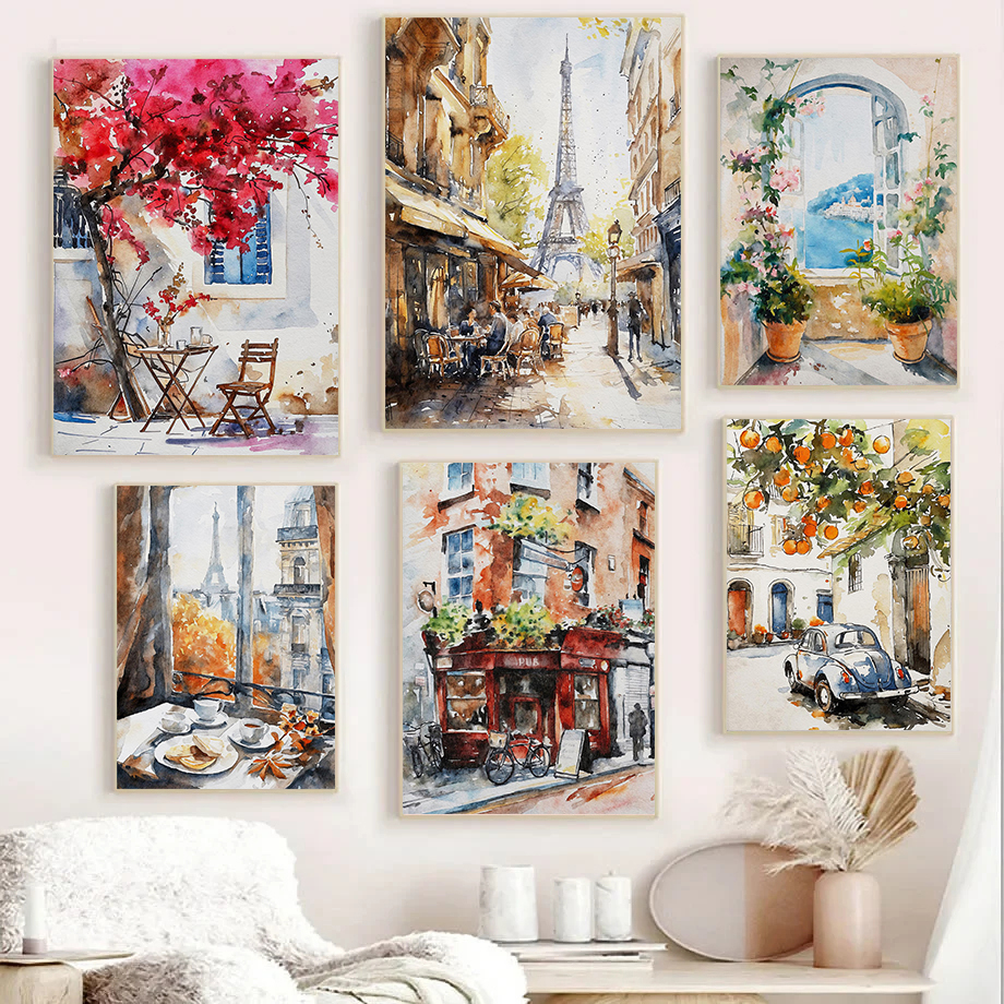 Paris Rome Santorini Coastal C – обзор и цена Home Decor Vietnam