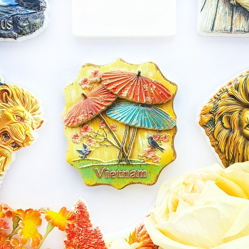 Vietnam Umbrella Fridge Magnet – обзор и цена Home Decor Vietnam