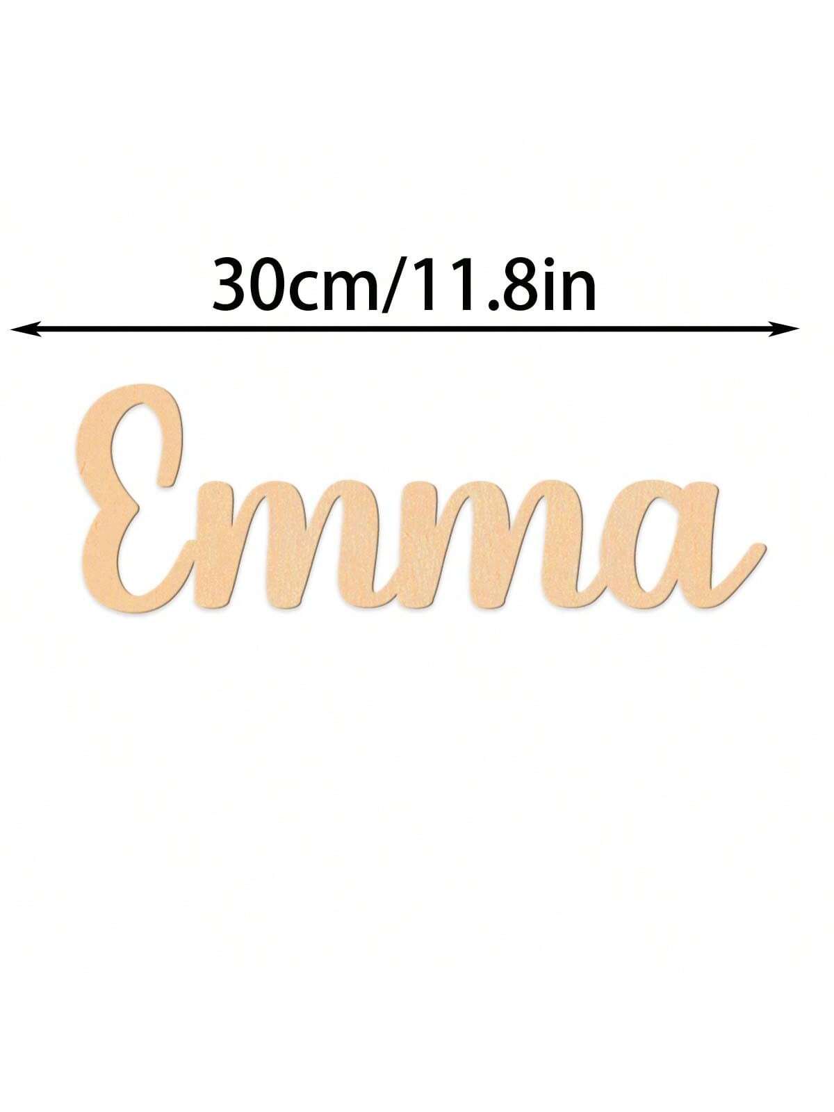 1pc Lovely Emma example Custom – обзор и цена Wooden Letter Sign