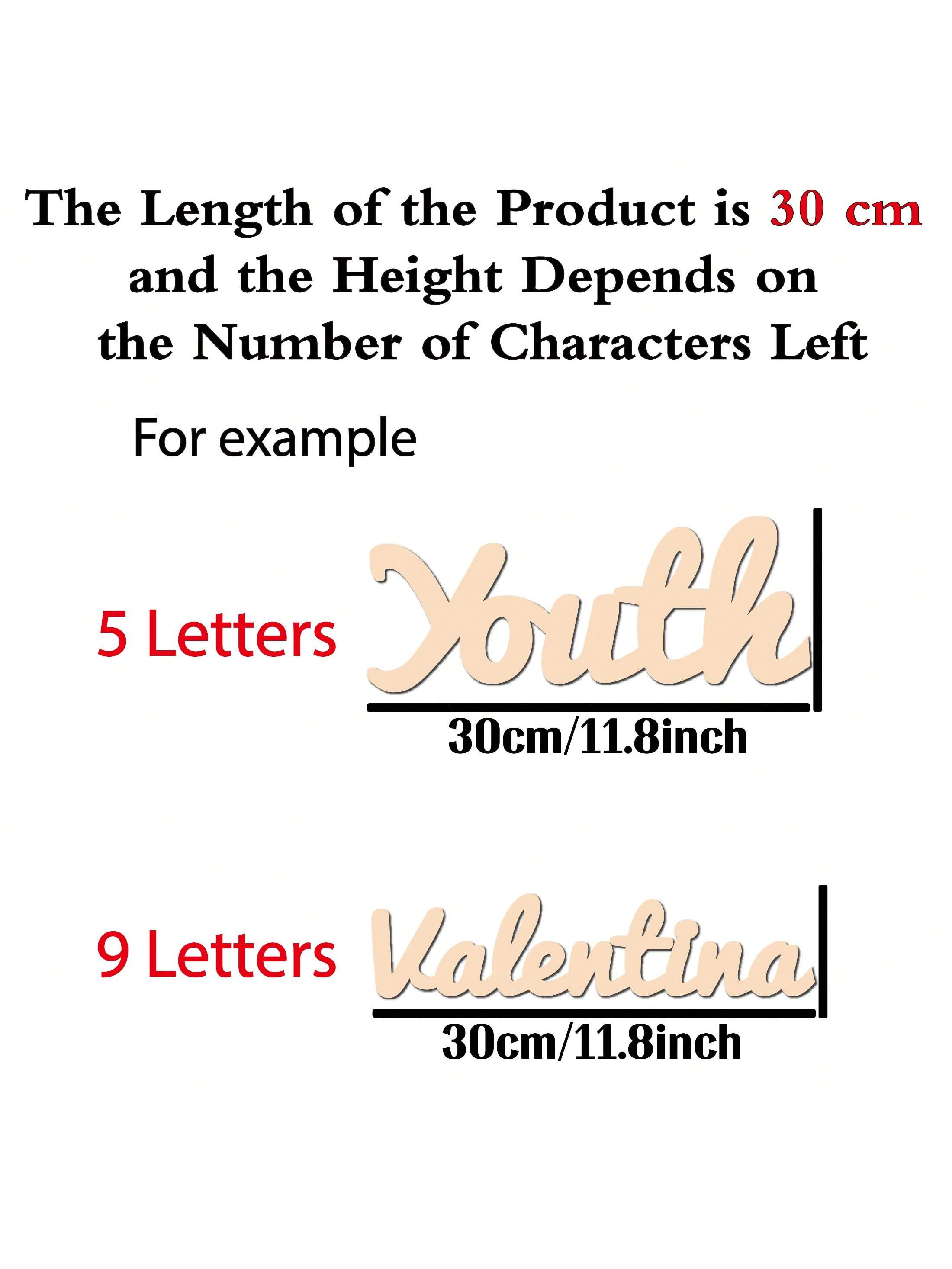 1pc Lovely Emma example Custom – обзор и цена Wooden Letter Sign