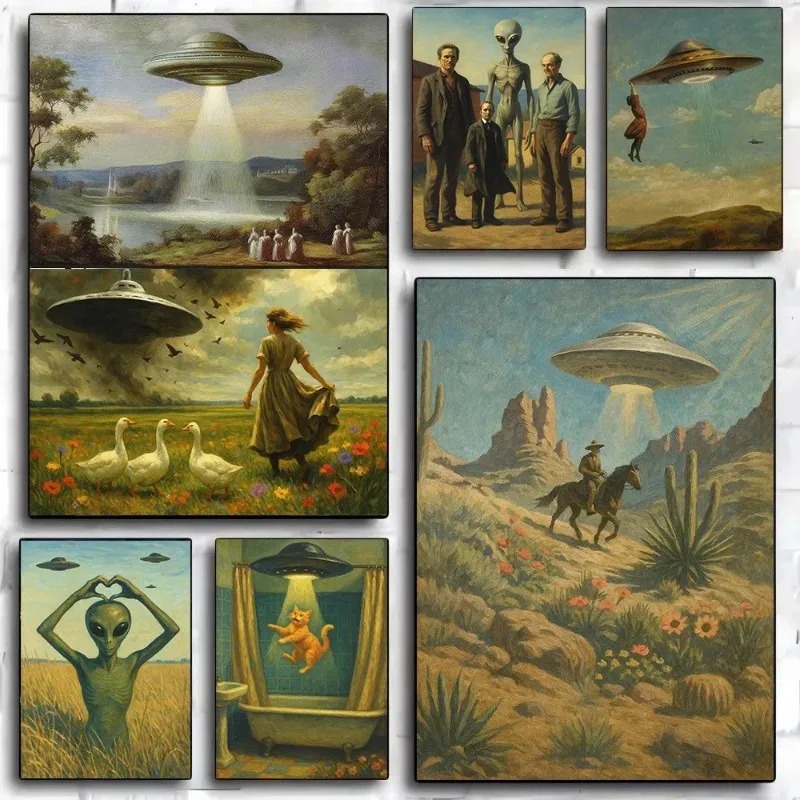 UFO Victorian Landscape Art Pr – обзор и цена Victory Home Decor