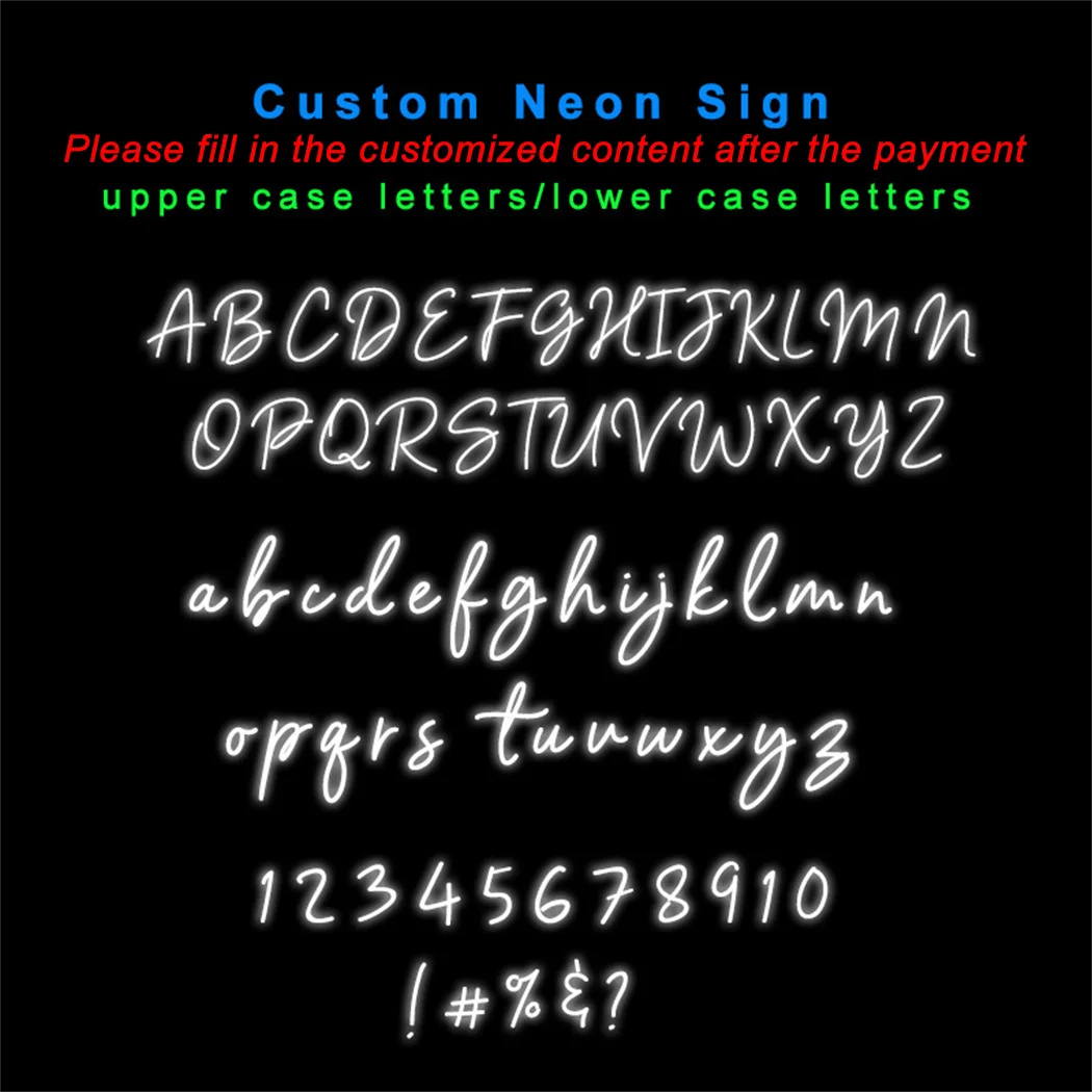 Custom LED Neon Sign USB Dimma – обзор и цена Neon Sign Led Custom