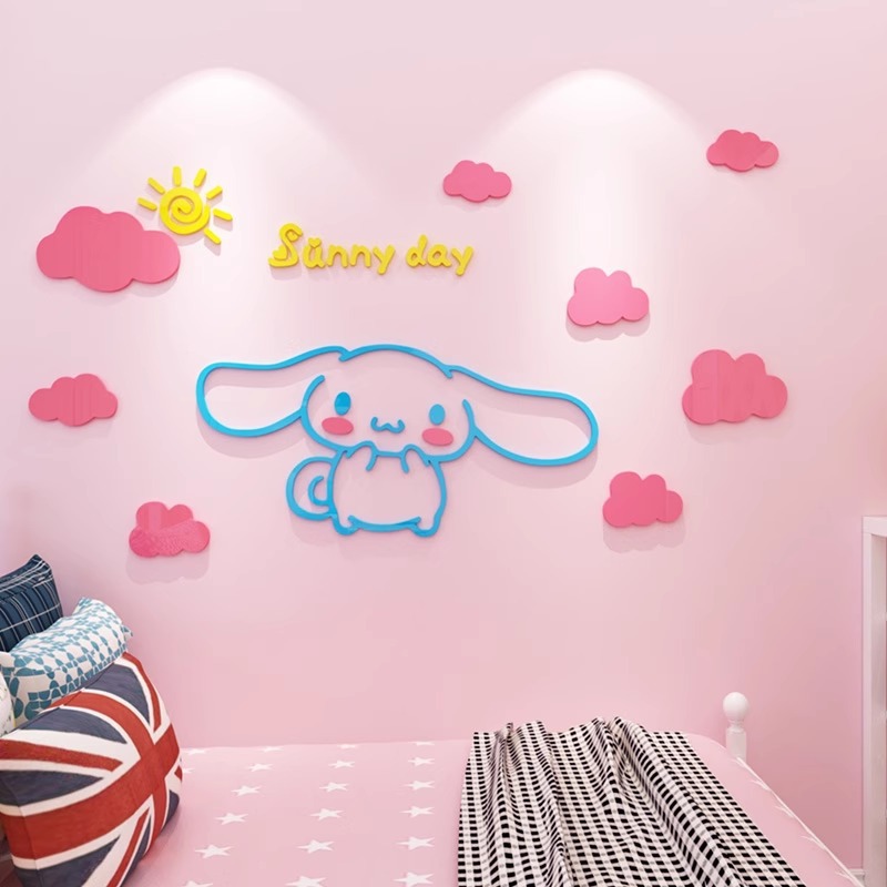 Sanrio Stickers Acrylic Layout – обзор и цена Home Decor Wall Stickers