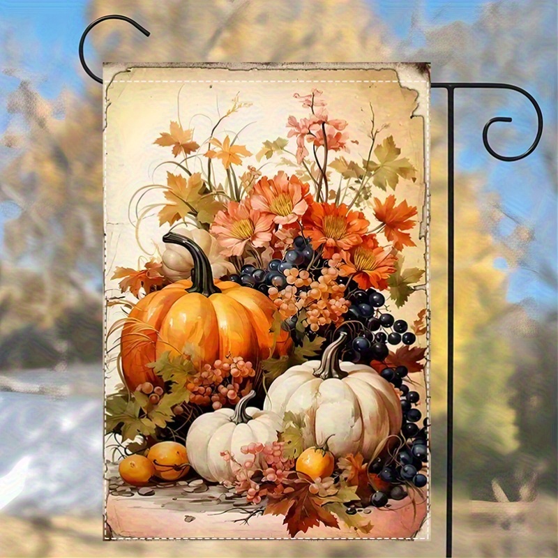 Garden Flag 12x18 Inch Double  – обзор и цена Home Decor Garland