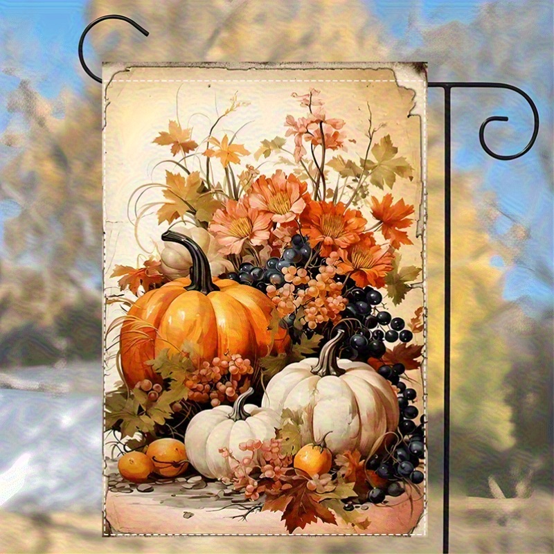 Garden Flag 12x18 Inch Double  – обзор и цена Home Decor Garland