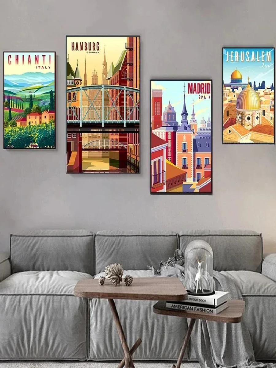 Nordic Travel Cities Poster Pr – обзор и цена Home Decor Vietnam