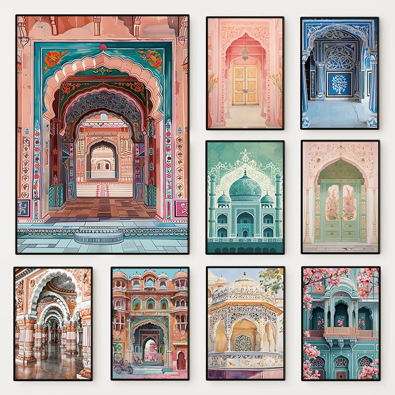 Watercolor Jaipur Indian Palac – обзор и цена Home Decor Jaipur