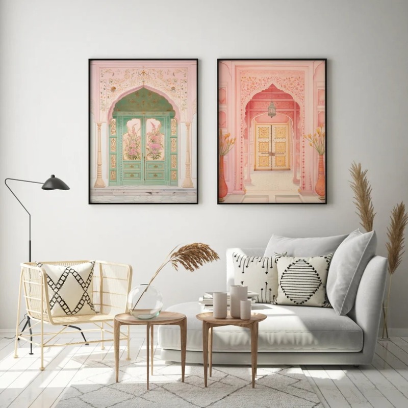 Watercolor Jaipur Indian Palac – обзор и цена Home Decor Jaipur