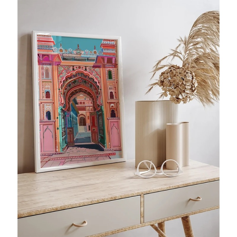 Watercolor Jaipur Indian Palac – обзор и цена Home Decor Jaipur