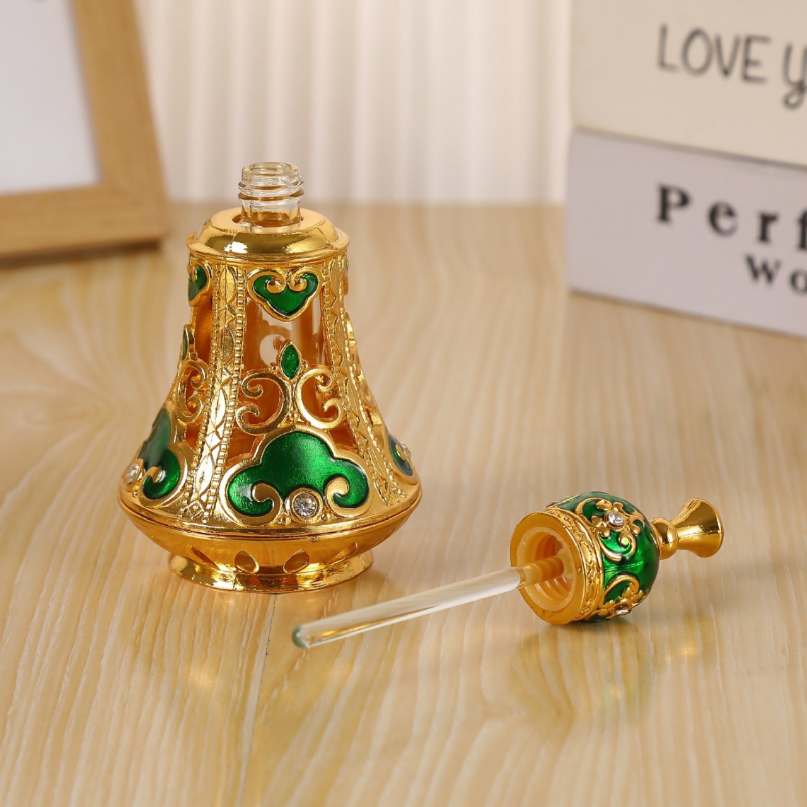 Ornate Perfume Bottle Faceted  – обзор и цена Home Decor Glass