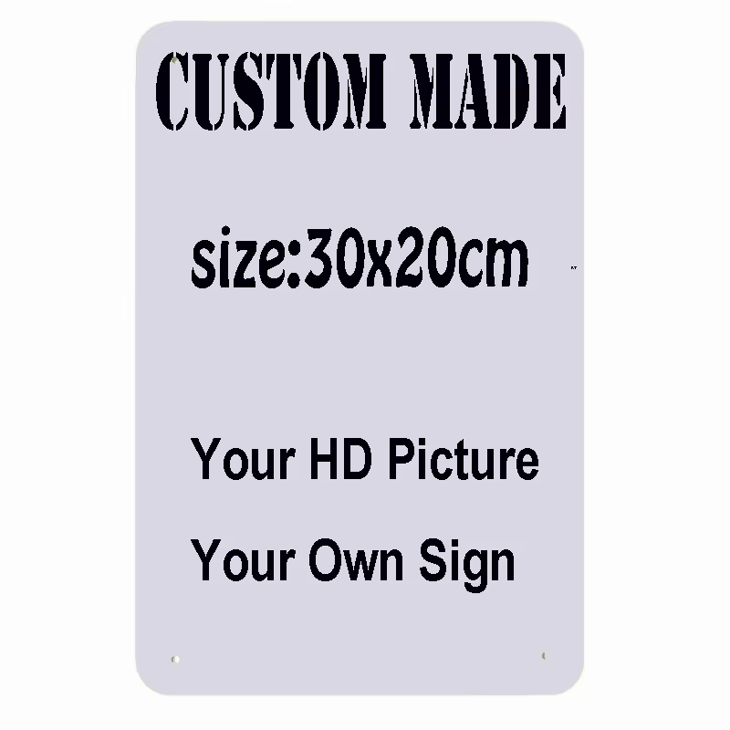 30x20CM_30X15CM Custom Metal T – обзор и цена Home Decor Wall Stickers