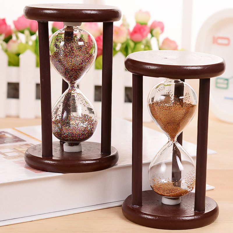 WW retro simple wooden hourgla – обзор и цена Home Decor Glass