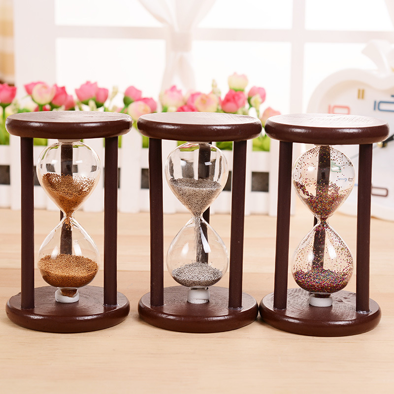 WW retro simple wooden hourgla – обзор и цена Home Decor Glass