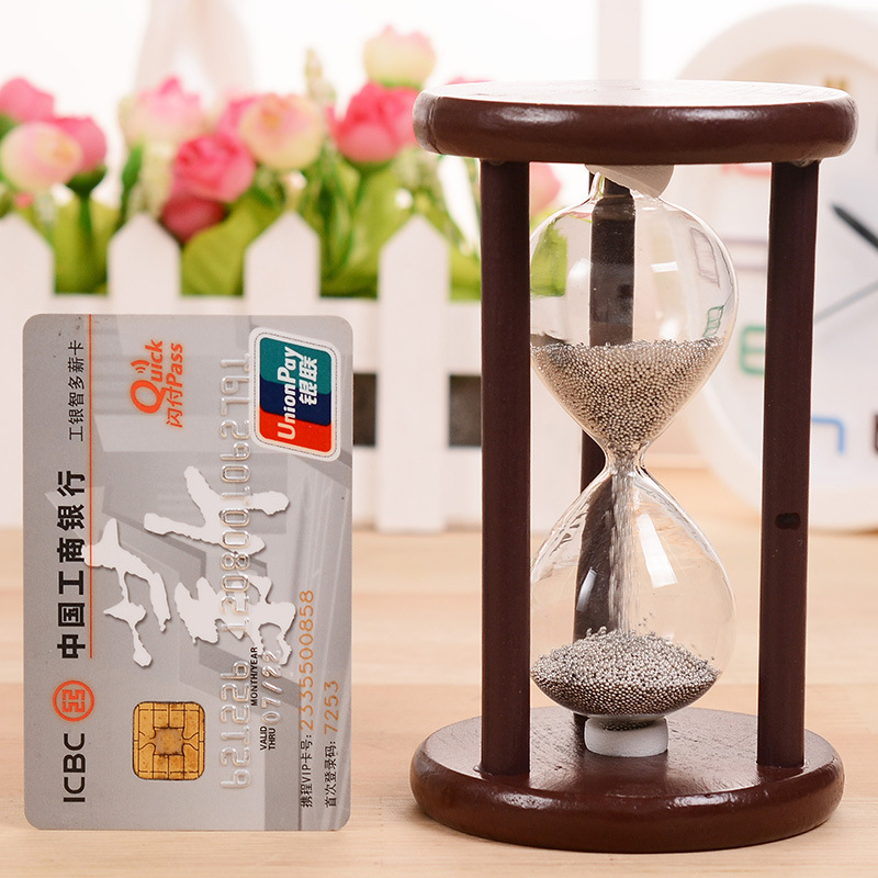 WW retro simple wooden hourgla – обзор и цена Home Decor Glass