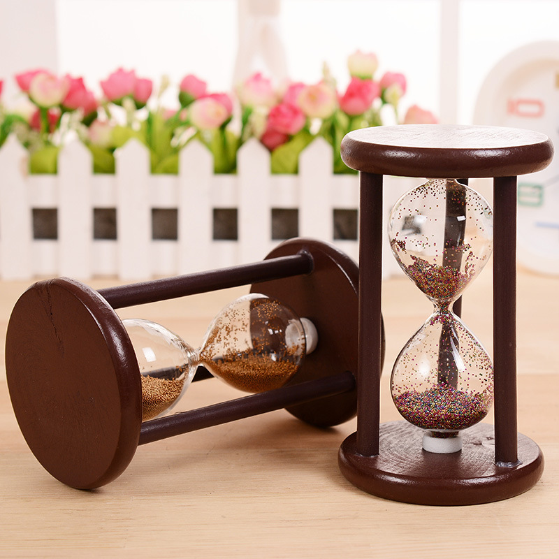 WW retro simple wooden hourgla – обзор и цена Home Decor Glass