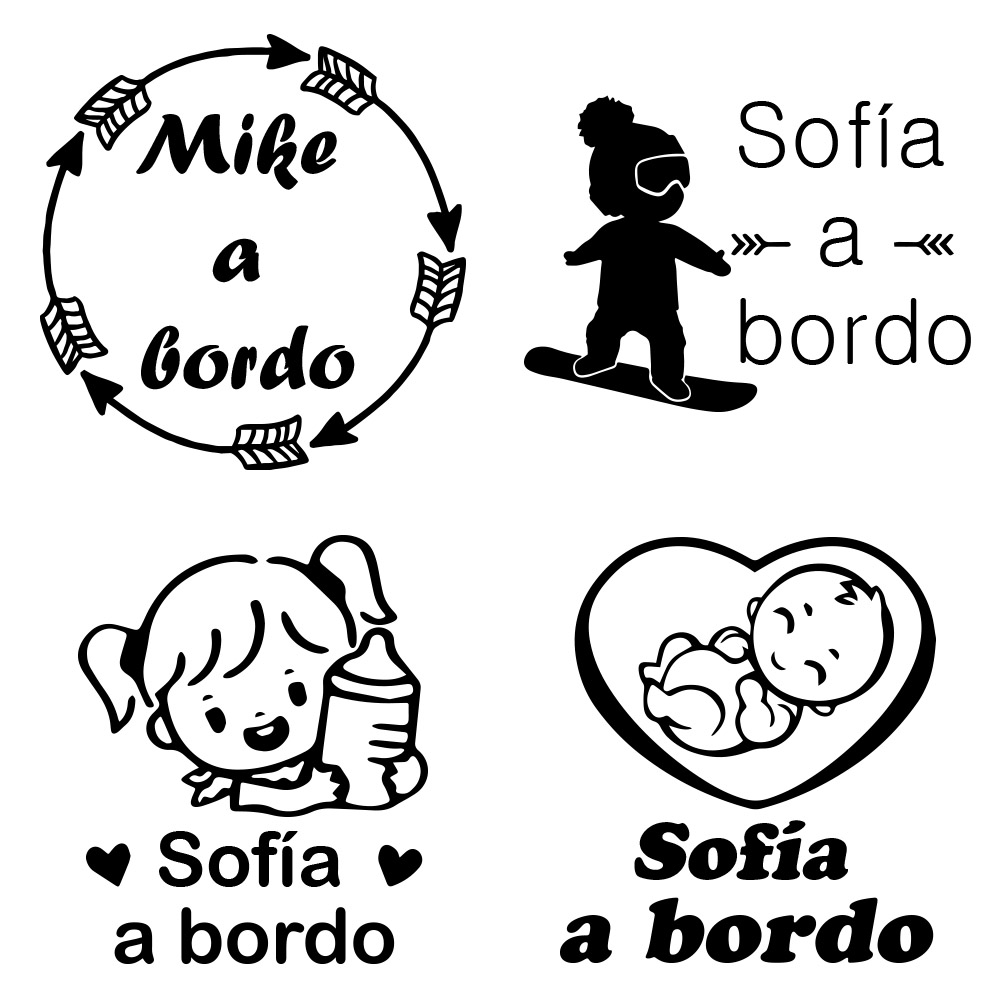 1pc Vinyl baby a bordo colorfu – обзор и цена Home Decor Wall Stickers