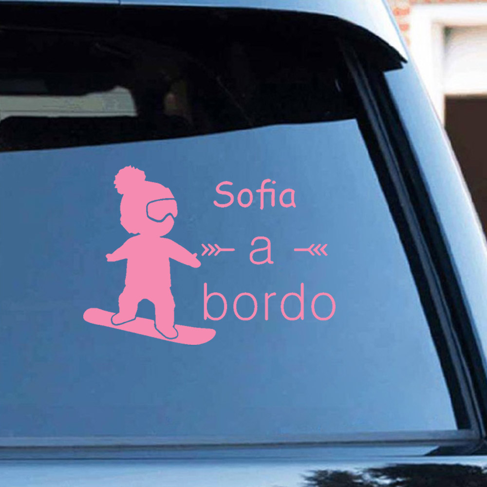 1pc Vinyl baby a bordo colorfu – обзор и цена Home Decor Wall Stickers