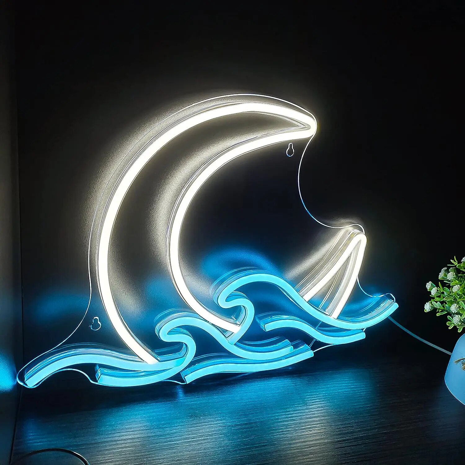Neon Sign Moon over Sea Neon L – обзор и цена Neon Sign Led Custom