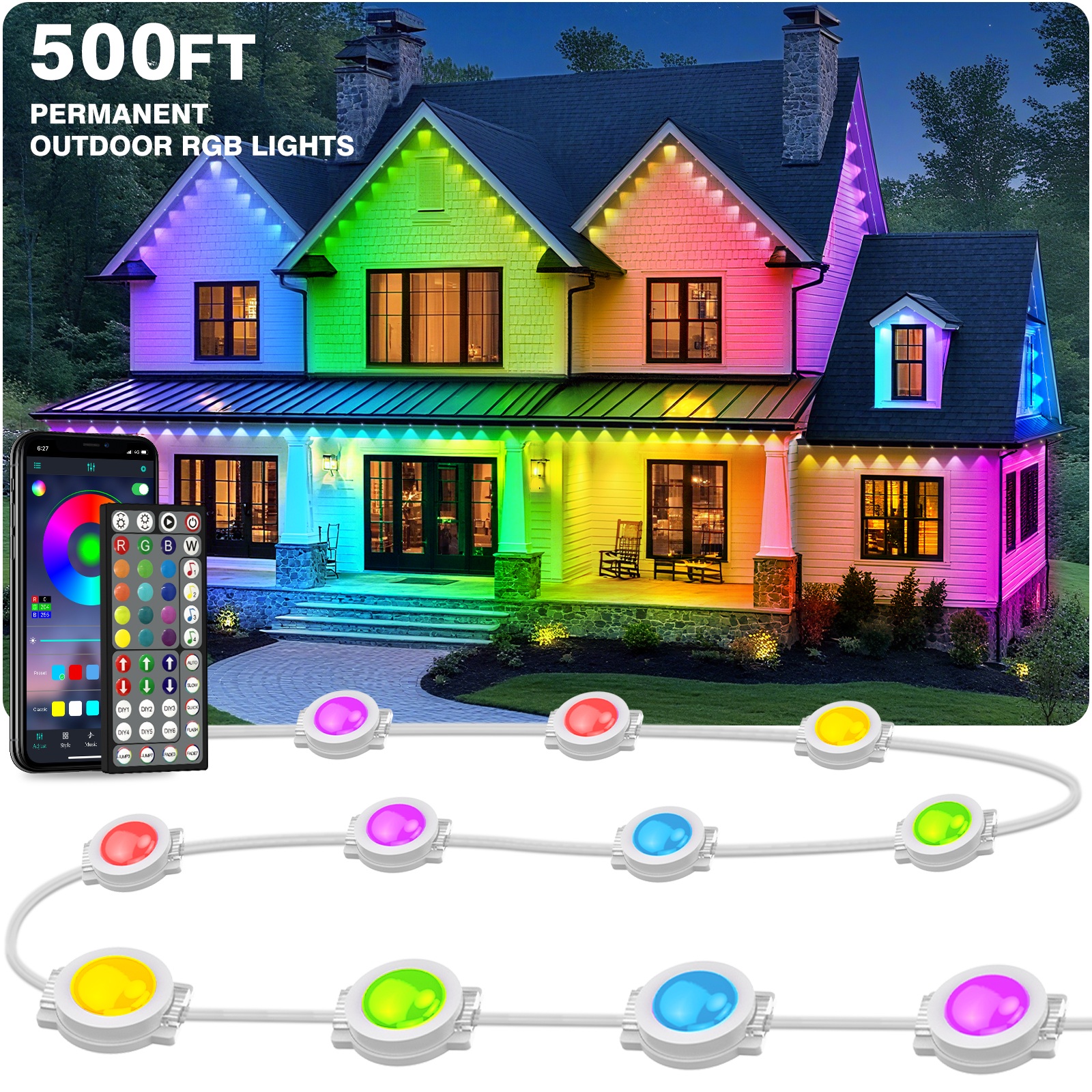 500FT Permanent Outdoor LED St – обзор и цена Home Decor Free App