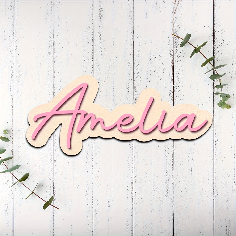 Customizable Double-Layered Wo – обзор и цена Wooden Letter Sign