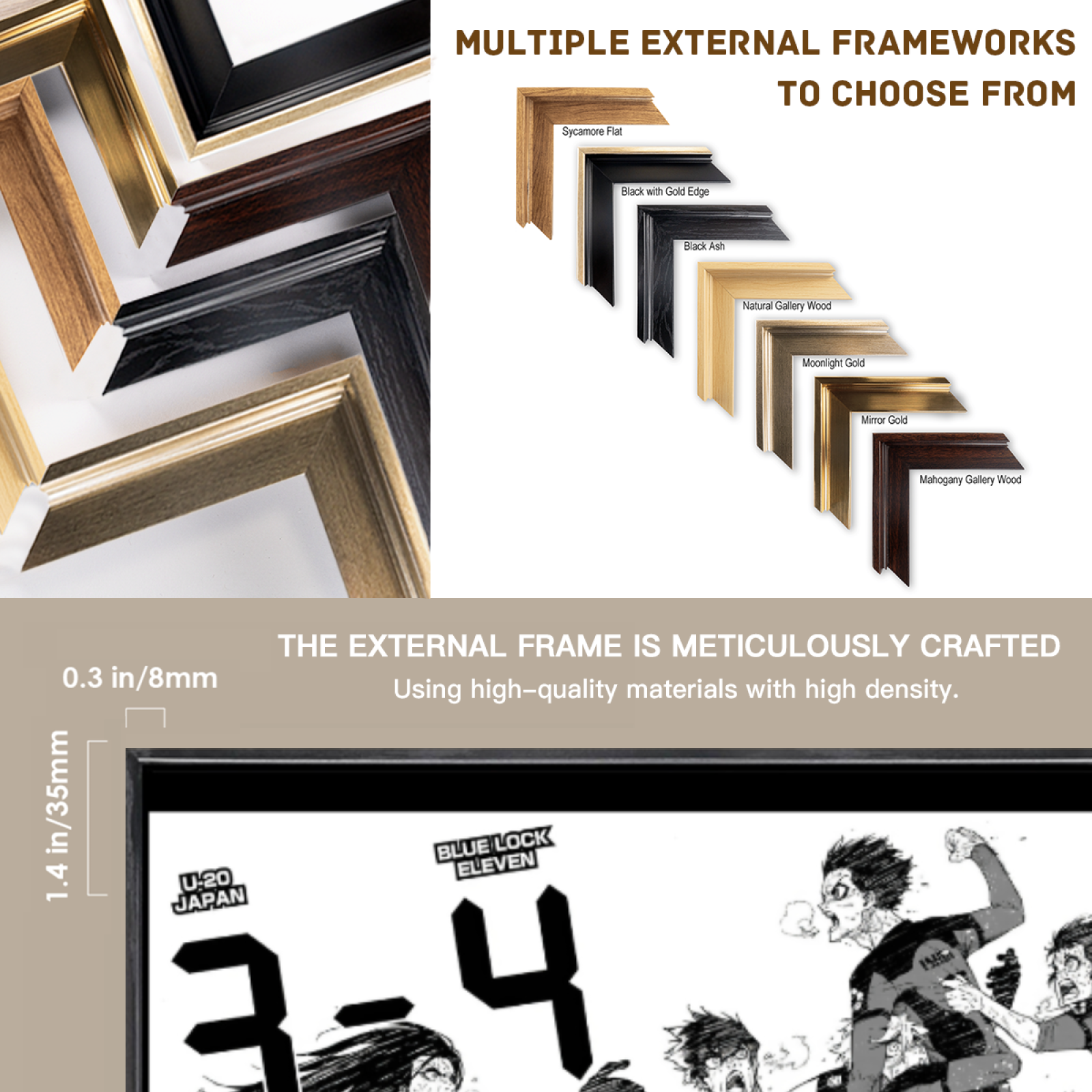 Japanese Manga Multi-Size Canv – обзор и цена Home Decor Mirror