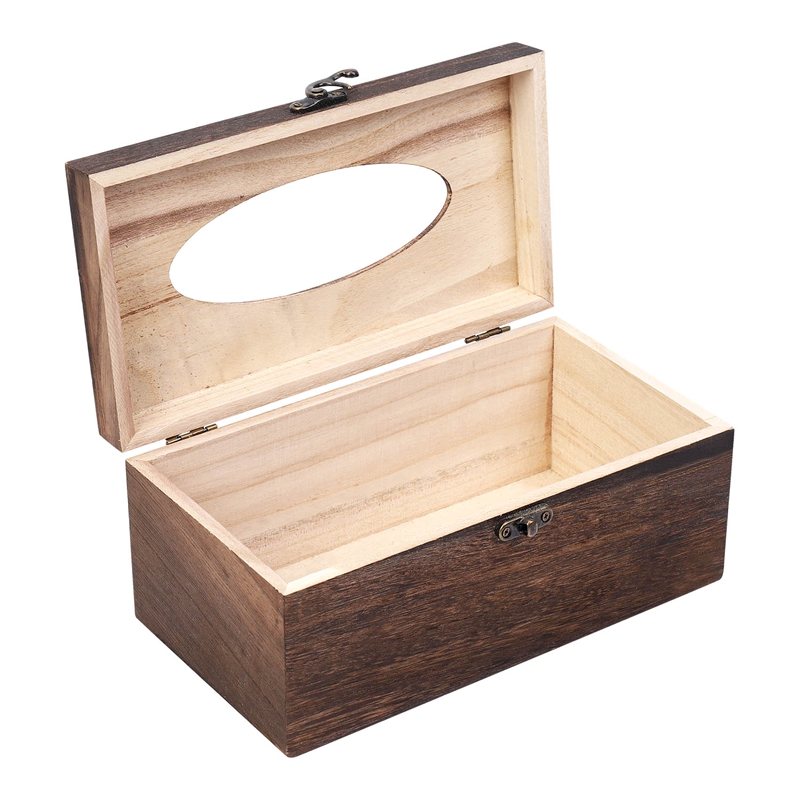 1PC Useful Wooden Retro Tissue – обзор и цена Home Decor In