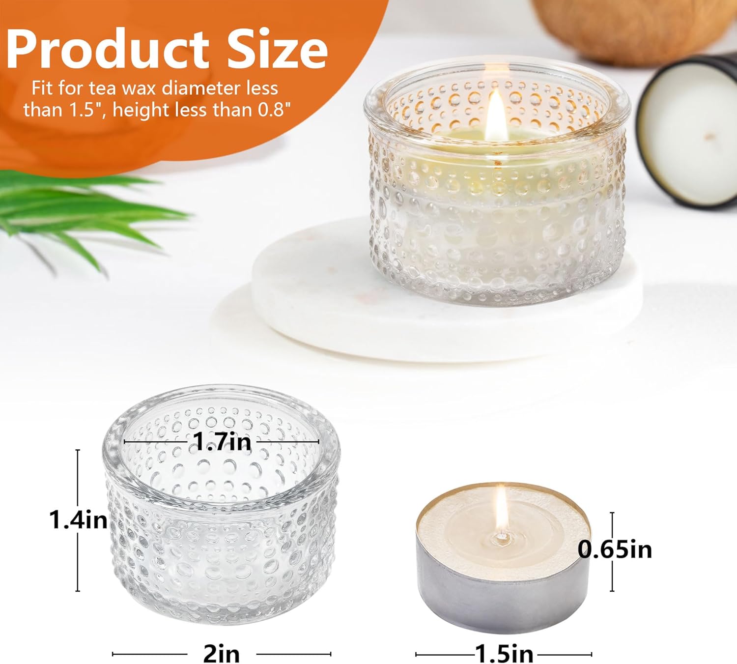 Clear Tealight Candle Holders  – обзор и цена Home Decor Glass