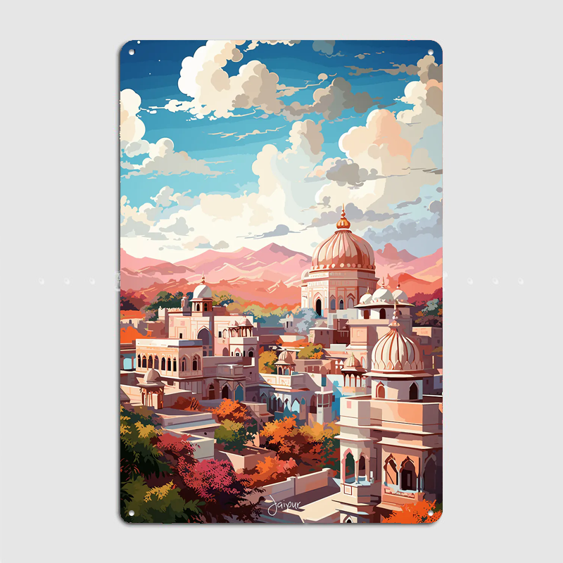 JAIPUR Oil Painting Travel Sce – обзор и цена Home Decor Jaipur