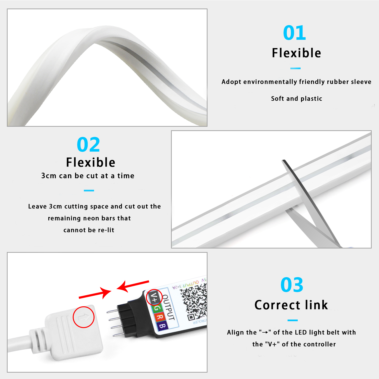 5V USB RGB Neon LED Strip Wate – обзор и цена Home Decor Free App