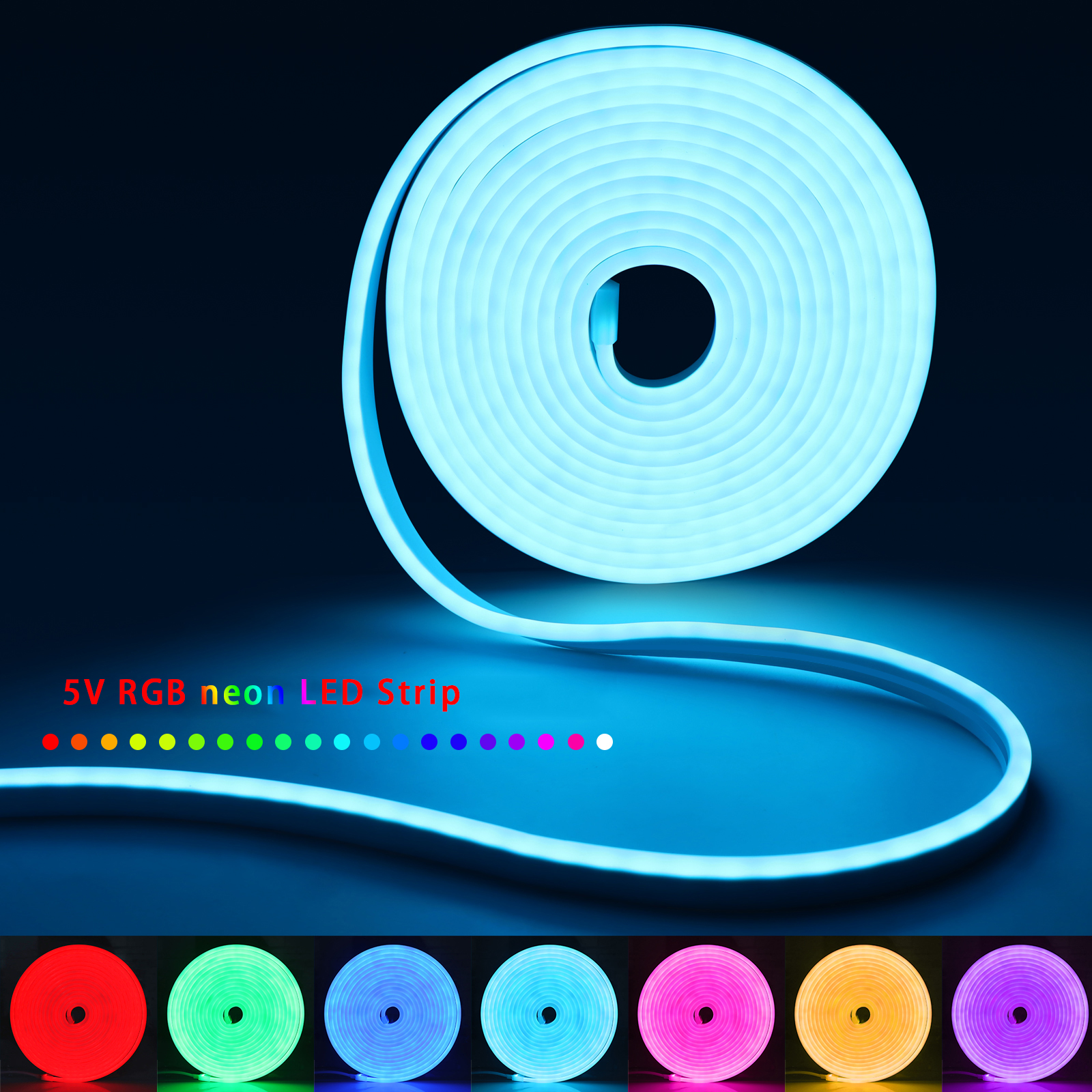 5V USB RGB Neon LED Strip Wate – обзор и цена Home Decor Free App